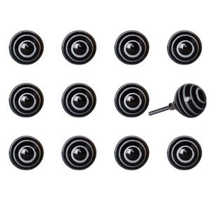 Handpainted Round Knob Multipack (set of 12)